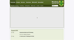 Desktop Screenshot of neuberg-bgld.at